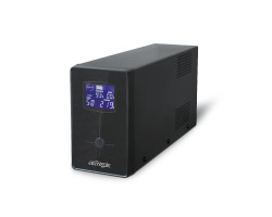 Джерело безперебійного живлення EnerGeni EG-UPS-031, LCD дисплей, 650 VA, Black