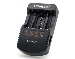 Зарядний пристрій LiitoKala Lii-NL4, Black, 4xAA/ AAA Ni-MH/ Ni-Cd, 1xКрона, струм 500mA -> AA/ AAA / 5-foto3
