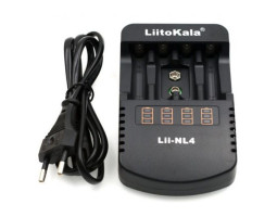 Зарядний пристрій LiitoKala Lii-NL4, Black, 4xAA/ AAA Ni-MH/ Ni-Cd, 1xКрона, струм 500mA -> AA/ AAA / 5 Зарядний пристрій LiitoKala Lii-NL4, Black, 4xAA/ AAA Ni-MH/ Ni-Cd, 1xКрона, струм 500mA -> AA/ AAA / 5