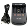 Зарядний пристрій LiitoKala Lii-NL4, Black, 4xAA/ AAA Ni-MH/ Ni-Cd, 1xКрона, струм 500mA -> AA/ AAA /  5