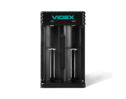 Зарядний пристрій Videx L201, Black, 2 x Li-ion/ IMR (1000 mAh, 4.2V), microUSB (5V/ 2A), LED індикато-foto2