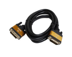 Кабель DVI > DVI 1.0m DVI-D Patron, Black, 30 AWG (PN-MUL-DVI-DVI-1)