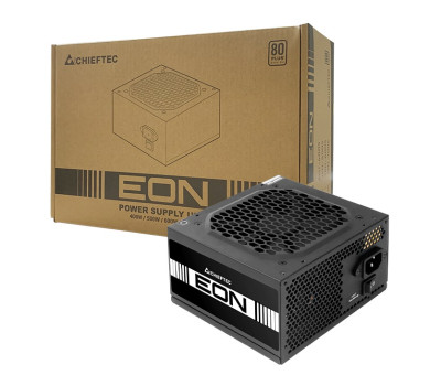 Блок живлення 600 Вт, Chieftec EON, Black, 80+ Standart, (ZPU-600S)