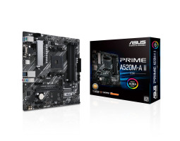 Мат.плата AM4 (A520) Asus PRIME A520M-A II/ CSM, MicroATX Мат.плата AM4 (A520) Asus PRIME A520M-A II/ CSM, MicroATX