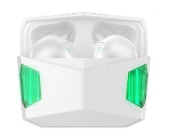 Наушники TWS M5 White wireless, Bluetooth, зарядный кейс с подсветкой, кабель Type-C