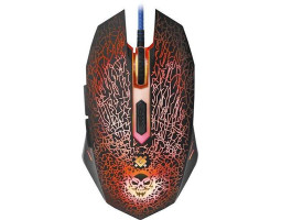 Мышь Defender Shock GM-110L, Black, USB, 3200dpi, коврик в комплекте (52110)