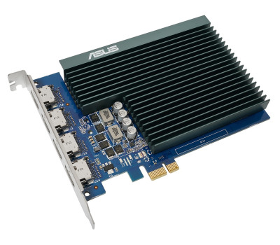 Відеокарта GeForce GT730, Asus, 2Gb GDDR5, 64-bit, 4xHDMI, 927/ 5010 MHz, Silent (GT730-4H-SL-2GD5)