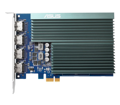 Відеокарта GeForce GT730, Asus, 2Gb GDDR5, 64-bit, 4xHDMI, 927/ 5010 MHz, Silent (GT730-4H-SL-2GD5)