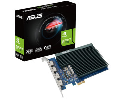 Відеокарта GeForce GT730, Asus, 2Gb GDDR5, 64-bit, 4xHDMI, 927/ 5010 MHz, Silent (GT730-4H-SL-2GD5)