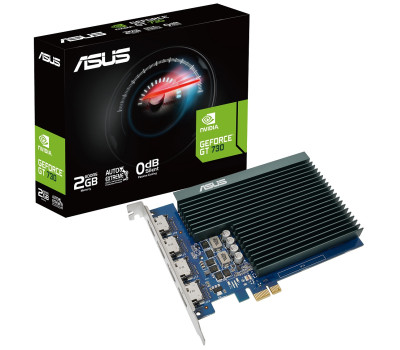 Відеокарта GeForce GT730, Asus, 2Gb GDDR5, 64-bit, 4xHDMI, 927/ 5010 MHz, Silent (GT730-4H-SL-2GD5)