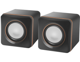 Колонки 2.0 Defender SPK 33, Black/ Orange, 5 Вт, 3.5 мм, живлення від USB, регулятор гучності (65633 Колонки 2.0 Defender SPK 33, Black/ Orange, 5 Вт, 3.5 мм, живлення від USB, регулятор гучності (65633