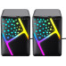 Колонки 2.0 Havit SK763, Black, 3.5 мм /  USB, 2x3 Вт, RGB підсвічування, (HV-SK763)