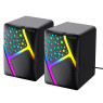 Колонки 2.0 Havit SK763, Black, 3.5 мм /  USB, 2x3 Вт, RGB підсвічування, (HV-SK763)