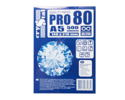 Папір офісний А5 80g (500л.) Crystal Pro клас С