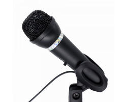 Микрофон Gembird MIC-D-04, Black, 3.5 мм, настольная подставка, 1.3 м-foto3