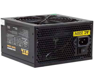 Блок живлення 500 Вт, GTL Gaming Star, Black, 80 Plus, (GTLGS500BK)