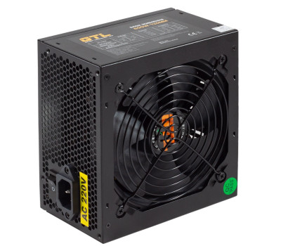 Блок живлення 600 Вт, GTL Gaming Star, Black, 80 Plus, (GTLGS600BK)