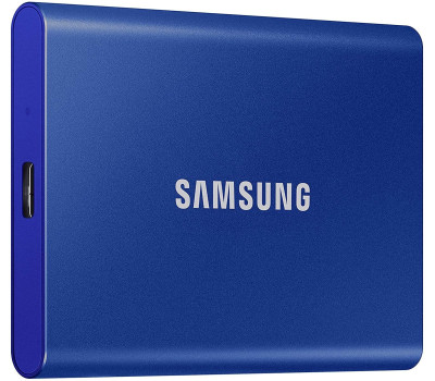 Зовнішній накопичувач SSD, 1Tb, Samsung Portable SSD T7, Blue, (MU-PC1T0H/ WW) Зовнішній накопичувач SSD, 1Tb, Samsung Portable SSD T7, Blue, (MU-PC1T0H/ WW)