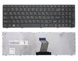 Клавиатура для ноутбука Lenovo IdeaPad (B570, V570, Z570, Z575) Black, (Black Frame), UA Клавиатура для ноутбука Lenovo IdeaPad (B570, V570, Z570, Z575) Black, (Black Frame), UA