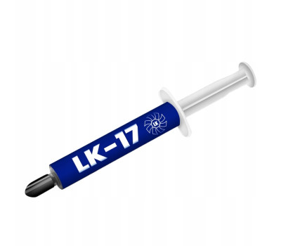 Термопаста LK LK-17, 2 г, шприц, 17 Вт/ мК, -50°C / +160°C, зі шпателем Термопаста LK LK-17, 2 г, шприц, 17 Вт/ мК, -50°C / +160°C, зі шпателем