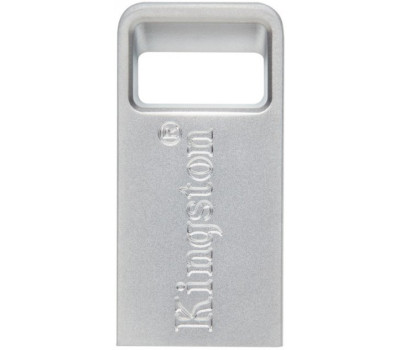 USB 3.2 Flash Drive 64Gb Kingston DataTraveler Micro, Silver, металевий корпус (DTMC3G2/ 64GB)