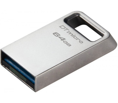 USB 3.2 Flash Drive 64Gb Kingston DataTraveler Micro, Silver, металевий корпус (DTMC3G2/ 64GB) USB 3.2 Flash Drive 64Gb Kingston DataTraveler Micro, Silver, металевий корпус (DTMC3G2/ 64GB)