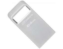 USB 3.2 Flash Drive 64Gb Kingston DataTraveler Micro, Silver, металевий корпус (DTMC3G2/ 64GB) USB 3.2 Flash Drive 64Gb Kingston DataTraveler Micro, Silver, металевий корпус (DTMC3G2/ 64GB)