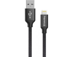 Кабель USB > Lightning,  ColorWay CW-CBUL007-BK Black, 2 м, 2.4A