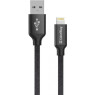 Кабель USB > Lightning,  ColorWay CW-CBUL007-BK Black, 2 м, 2.4A