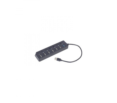Концентратор USB 3.0 Gembird UHB-U3P1U2P6P-01, Black