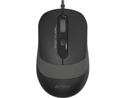 Мышь A4Tech Fstyler FM10T, Grey, USB, оптическая, 1600dpi, 3 кн., 1.5 м, адаптер Type-C