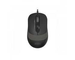 Мышь A4Tech Fstyler FM10ST, Grey, USB, оптическая, бесшумная, 1600dpi, 3 кн., 1.5 м, адаптер Type-C