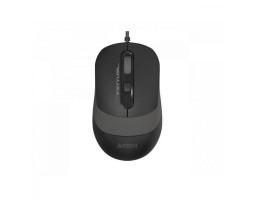 Мышь A4Tech Fstyler FM10ST, Grey, USB, оптическая, бесшумная, 1600dpi, 3 кн., 1.5 м, адаптер Type-C