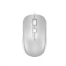 Мышь A4Tech Fstyler FM26S, Ice White, USB, оптическая, 1600dpi, бесшумная, 3 кн., 1.5 м, подсветка