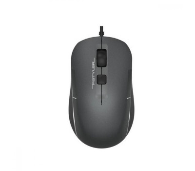 Мышь A4Tech Fstyler FM26S, Smoky Grey, USB, оптическая, бесшумная, 1600dpi, 3 кн., 1.5 м, подсветка