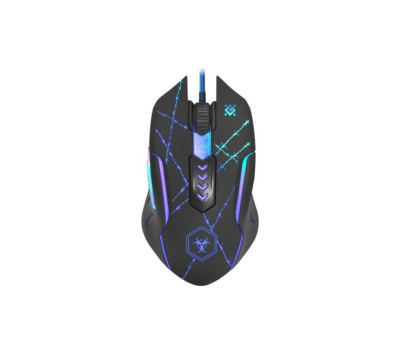 Мышь Defender Forced GM-020L, Black, USB, 3200dpi, 5 програм. кнопок, подсветка, коврик (52020) Мышь Defender Forced GM-020L, Black, USB, 3200dpi, 5 програм. кнопок, подсветка, коврик (52020)