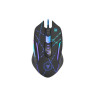Мышь Defender Forced GM-020L, Black, USB, 3200dpi, 5 програм. кнопок, подсветка, коврик (52020)