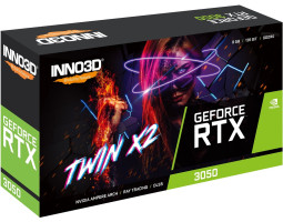 Видеокарта GeForce RTX 3050, Inno3D, TWIN X2, 8Gb GDDR6, 128-bit, (N30502-08D6-1711VA41)-foto2