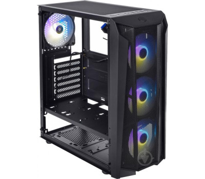 Корпус Qube BOREY Black, без БЖ, Mini Tower, (BOREY_F5NU3)