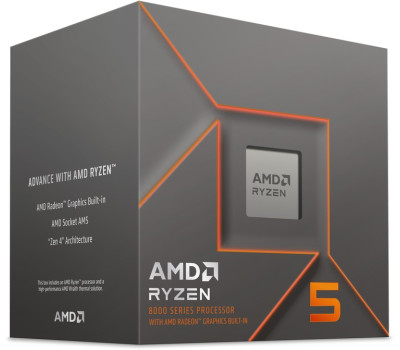 AMD (AM5) Ryzen 5 8500G, Box, 6x3.5 GHz (Turbo Boost 5.0 GHz), (100-100000931BOX)