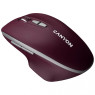 Мышь Canyon MW-21, Burgundy Red, wireless, USB, синий LED-сенсор, 1600 dpi, 7 кнопок (CNS-CMSW21BR)