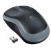 Мышь Logitech M185, Grey/ Black, USB, wireless, оптическая, 1000 dpi, 3 кнопки, 1xAA (910-002235)