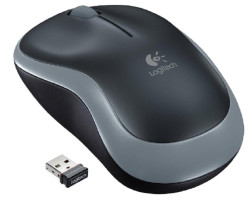 Мышь Logitech M185, Grey/ Black, USB, wireless, оптическая, 1000 dpi, 3 кнопки, 1xAA (910-002235)-foto2