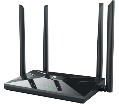 Роутер Netis NC65 AC1200, Wi-Fi 802.11b/ g/ n/ a/ ac, до 300/ 867 Mb/ s, 2.4GHz/ 5GHz, 1 LAN 10/ 100/ 1000 Mb