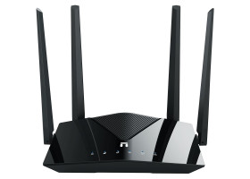 Роутер Netis NX10 AX1500, Wi-Fi 802.11ax/ ac/ n/ a, до 300/ 1201 Mb/ s, Wi-Fi 6, 2.4GHz/ 5GHz