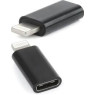 Переходник Type-C > Lightning (Type-C (F) - Lightning (M)), Black, Cablexpert (A-USB-CF8PM-01)