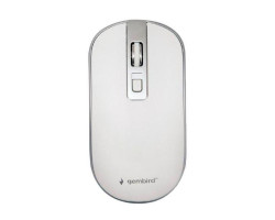 Мышь Gembird MUSW-4B-06-WS wireless, White/ Grey, dpi::1600, USB, 1xAA (MUSW-4B-06-WS)