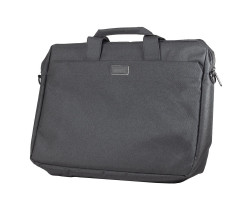 Сумка для ноутбука 16&Prime; Okade T65, Black, нейлон, плечовий ремінь, металева блискавка, велика кишеня 