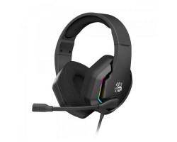 Навушники Bloody G260p Black ігрові, мікрофон, підсвічування 7 кольорів, 3.5 jack, USB, 2м