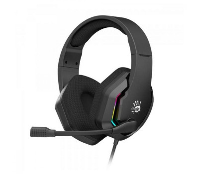 Навушники Bloody G260p Black ігрові, мікрофон, підсвічування 7 кольорів, 3.5 jack, USB, 2м